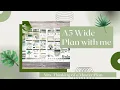 A5 Wide Plan with Me Boho Chic Sticker Kit - Chic Blossom Prints