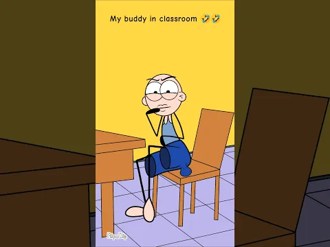 My buddy in classroom.🤣😂 #shorts #funnyanimation #ricoanimations #4kmeme #animationmeme