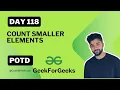 Count Smaller elements Merge Sort Hard