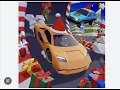 Playing Crazy Cars on Poki Christmas Edition