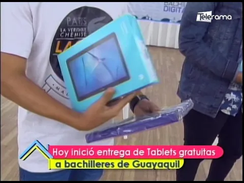 Hoy inició entrega de tablets gratuitas a bachilleres de Guayaquil