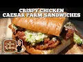 Chicken Caesar Parmesan Sandwich on the Blackstone Griddle