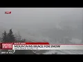 Mountains brace for snow