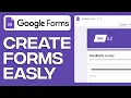 How To Use Google Forms - Complete Tutorial For Beginners 2025