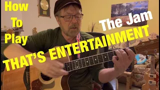 how to play thats entertainment the jam plus free charts 