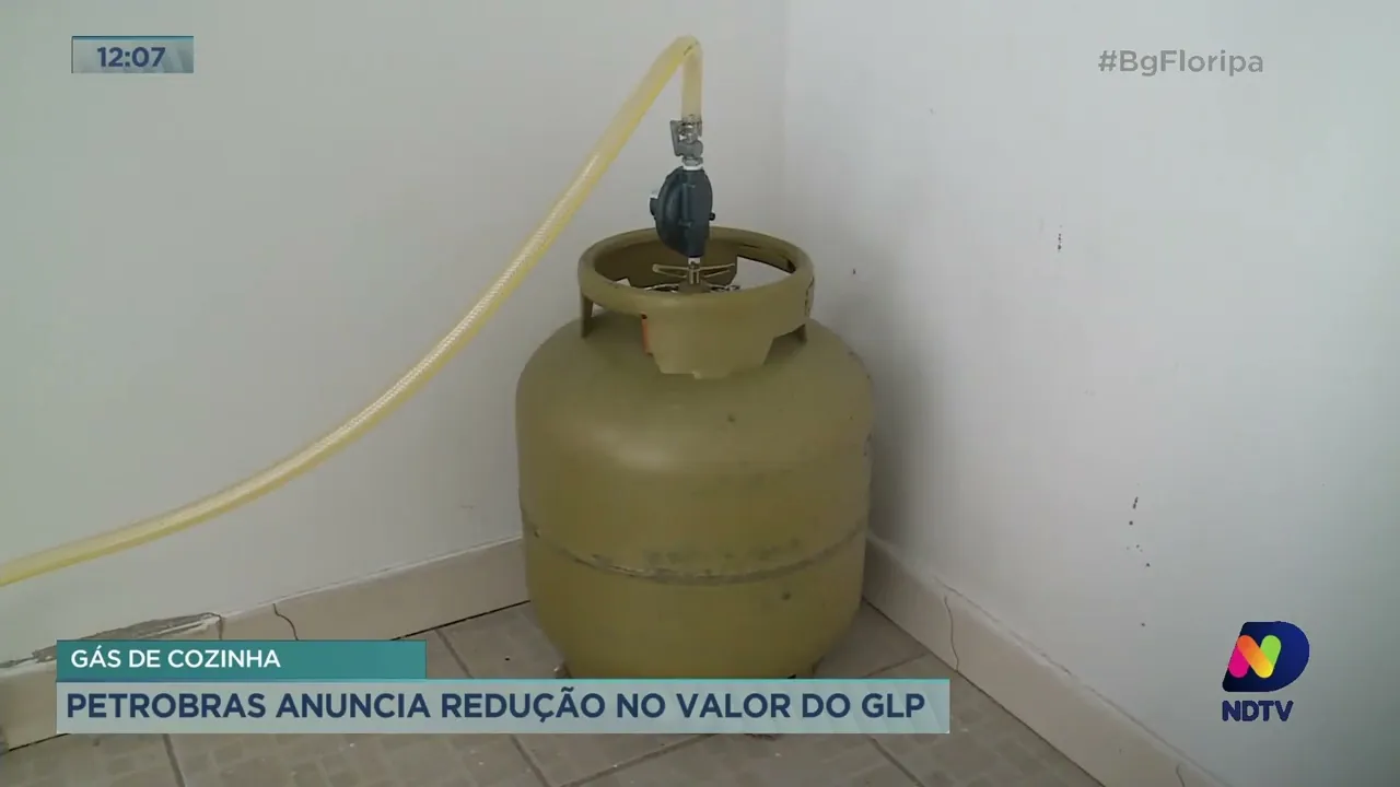 Petrobras anuncia redução no valor do gás de cozinha a partir desta quinta-feira