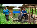 Download Lagu Transporting Separation Water to New House, Water Supply, Building Living Tanks and Stairs
