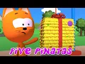 Download Lagu MEOW MEOW KITTY GAMES 🥳 FIVE PINATAS  💝 Games cartoons