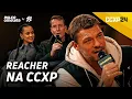 WOW Alan Ritchson does PUSH-UPS at CCXP And talks about the new season of REACHER