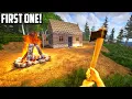 Download Lagu First Build in This Amazing Open World Craft Build Farm Survival Game - Rising World Gameplay [E3]