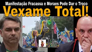 FRACASSO TOTAL! FLAVIO: ATO ESVAZIADO FORTALECE MORAES!  "GLOBOLIXO" VIROU  AMIGA! "PICARETA GOSPEL"