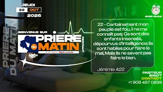 PRIERE DU MATIN - JEUDI 22 OCTOBRE 2026 - LES PRIVILEGES ET LES PRIX DANS LE SEIGNEUR
