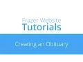 Website Tutorials - Creating an Obituary