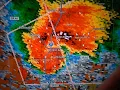 Large Hook On Radar after the Bloomington Indiana Tornado of 2026