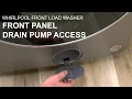 Accessing the Drain Pump on a Whirlpool Front Load Washer