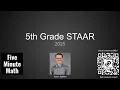 5th Grade Mathematics STAAR 2025 from Five Minute Math