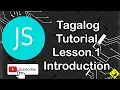 JavaScript Tagalog Tutorial - Lesson1