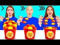 高速中速または低速の食品チャレンジ | 面白い食べ物のレシピ Happy Funny