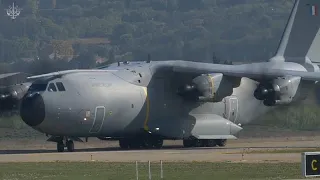 شاهد طائرات عسكرية فرنسية تنقل المصابين بفيروس كورونا إلى المستشفيات الأقل اكتظاظا 