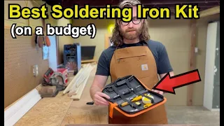 Beginners soldering iron kit with portable storage case LJPXHHU Kit Review