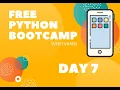 Lists in python Python bootcamp day 7 programming on mobile Phone