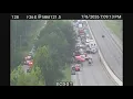 Traffic backup on I-26 all lanes blocked