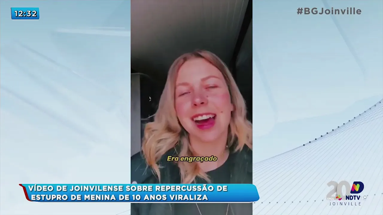 Vídeo de joinvilense sobre repercussão de estupro de menina de 10 anos viraliza