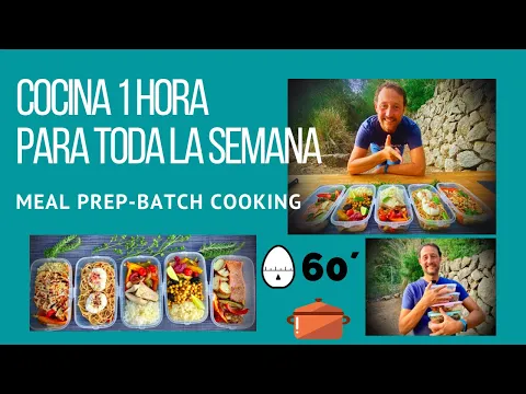 Download MP3 Cocina 1 Hora y Come toda la Semana MEAL PREP SALUDABLE ✅ - GUILLE RODRIGUEZ