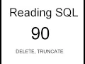 DELETE TRUNCATE SQL Tutorial 90
