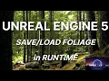 UE5 - Save Foliage Changes at Runtime