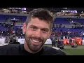 Justin Tucker legendary interview after UNREAL performance
