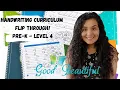 THE GOOD AND THE BEAUTIFUL HANDWRITING CURRICULUM Flip Through PRE-K to Level 4