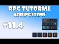 4 Unity RPG Tutorial - Adding items