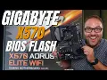 How to Flash the BIOS on Gigabyte X570 Aorus Elite WiFi Motherboard with Q-Flash Plus
