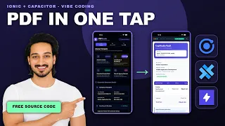 Generate PDF in Ionic App with One Tap Invoices Receipts Certificates Capacitor AI