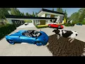Destroying Millionaires House with Special Vehicle Farming Simulator 22