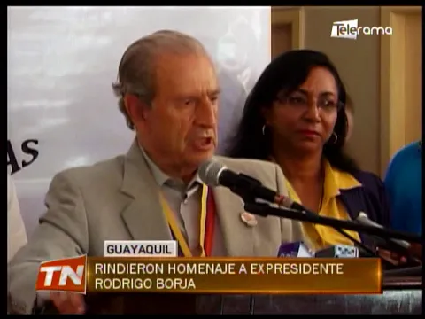 Rindieron homenaje a ex presidente Rodrigo Borja