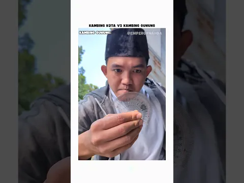 Kambing kota VS Kambing gunung