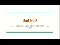 Unit GCD UNITGCD Codechef Long Challenge April 2020