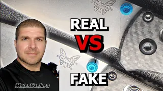 Benchmade Real Vs Fake Knife Counterfeit Copy Chinese China
