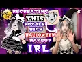 RECREATING The Colourless Clown MAKEUP IRL Royale High Cosplay