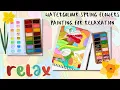 Colour Your Stress Away Therapeutic Watercolour Journey with Spring Flowers