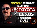 Toyotas and LExus 3 second rule and how it changes the functions of some features