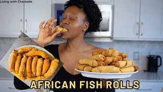 how to make cameroonian fish rolls delicious u0026 crispy snack 