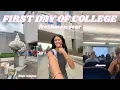 FIRST DAY OF COLLEGE freshman year new classes huge campus dorm life