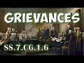 SS 7 CG 1 6 - Analyze the ideas and grievances set forth in the Declaration of Independence