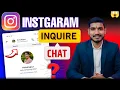 Instagram me inquire ka matlab kya hota hai inquire in instagram chat what is inquire in insta