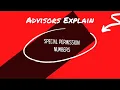 Advisors Explain Special Permission Numbers