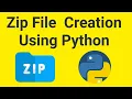 How to Create Zip File Using Python Python projects priyansh jain