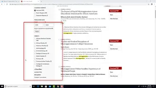 JSTOR database tutorial